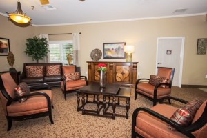 Premier furniture in the lobby and rooms. Excellent for visiting friends and loved ones and ensures a comfortable admissions process.